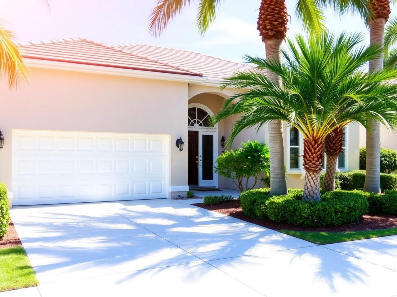 Pressure-washed driveway — Brandon